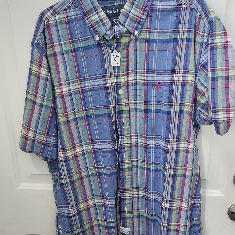 Ralph Lauren Men's Multicolor Plaid Shirt